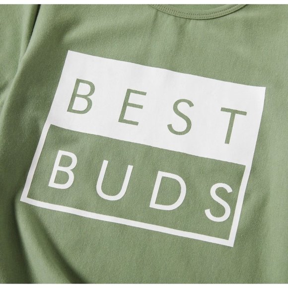Best buds short sleeve t shirt summer green - Picture 2 of 2